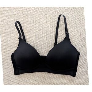 Prima Valentina‎ Nursing Bra Black Wireless Maternity 36C WS 8038